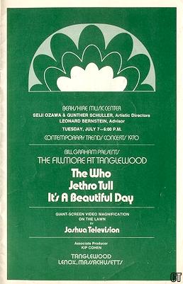 1970 programme tanglewood
